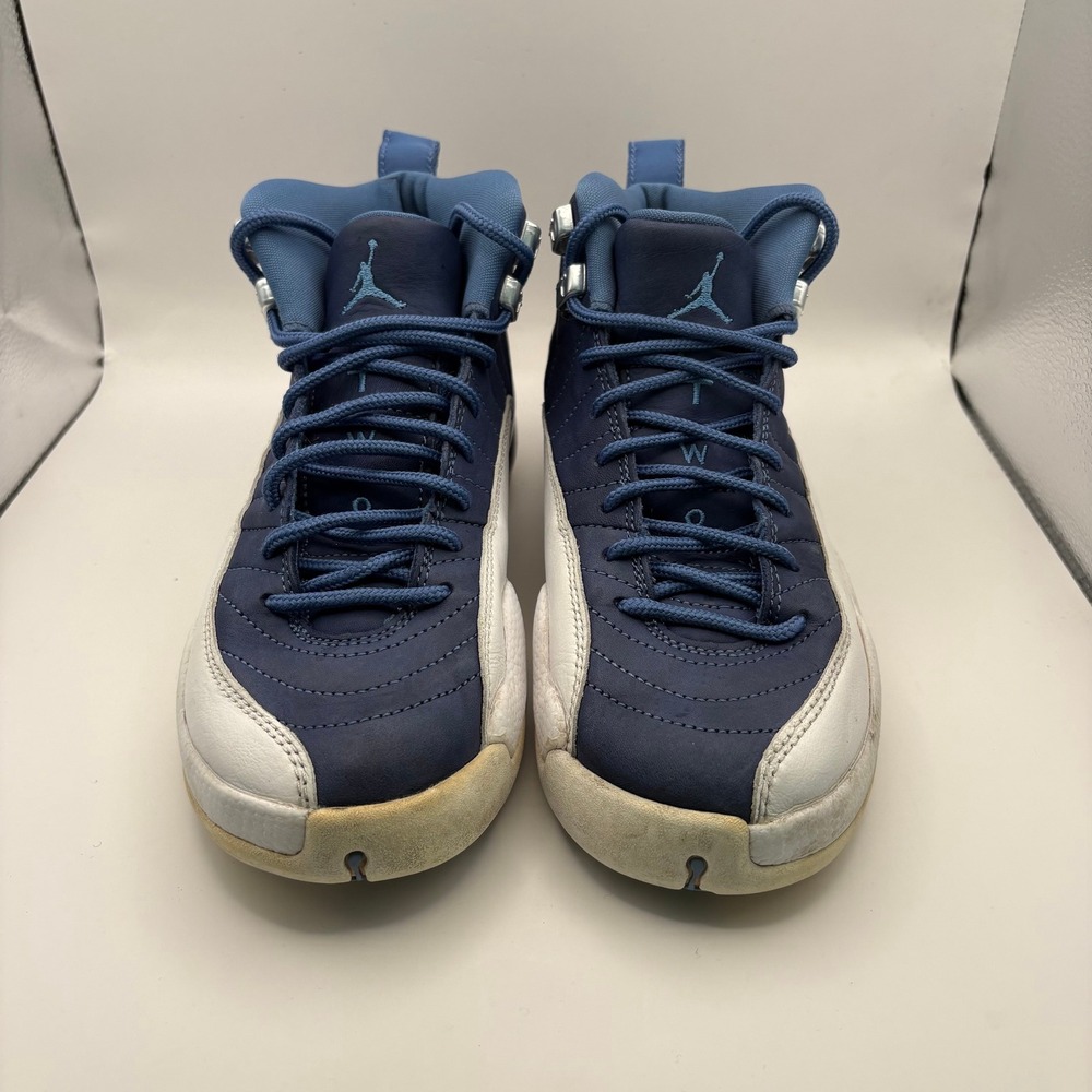 Nike Air Jordan 12 Retro Indigo Stone Blue Legend Blue DB5595-404 Kids Size 5.5Y